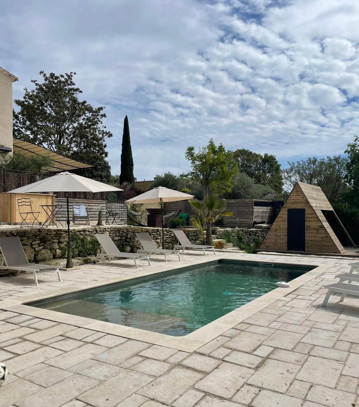 La Maison D'Hamih "Gite Et Chambres D'Hotes Uzès Exteriör bild