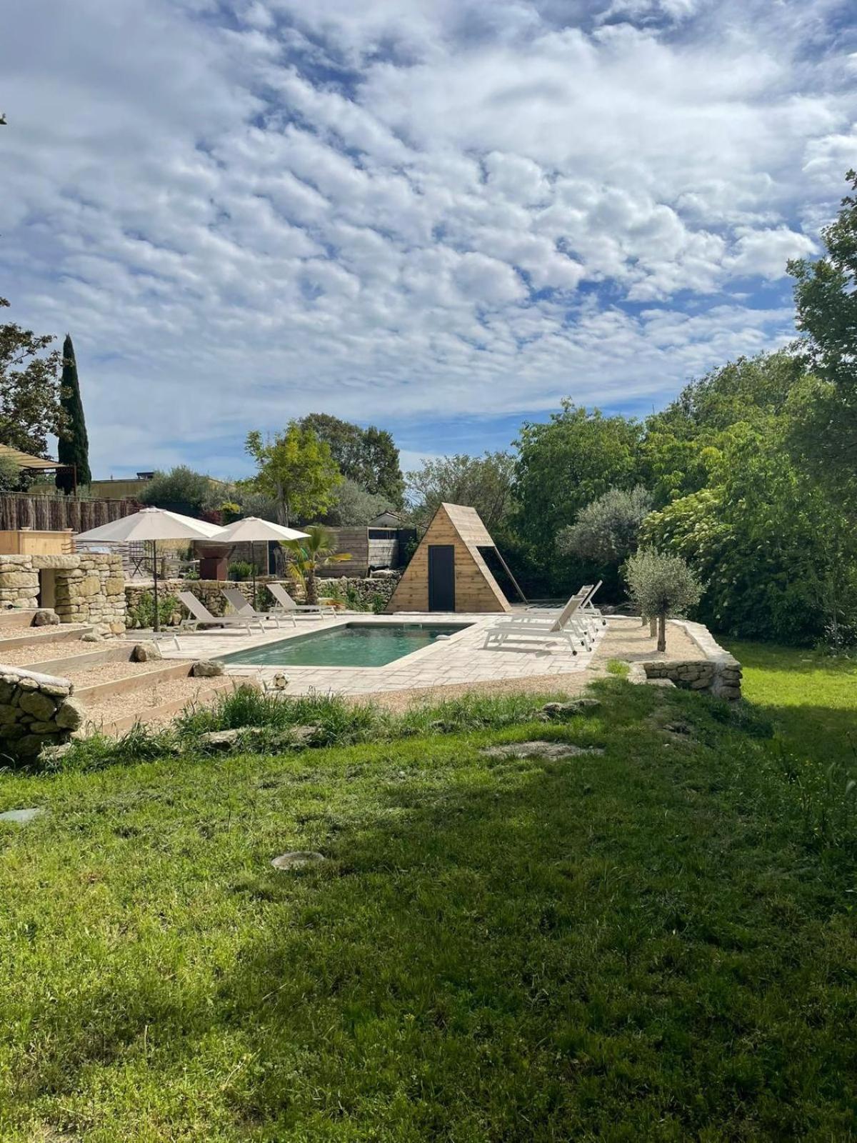 La Maison D'Hamih "Gite Et Chambres D'Hotes Uzès Exteriör bild